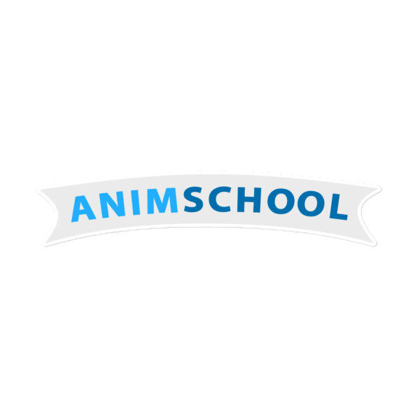 AnimSchool Logo Sticker - Image 4