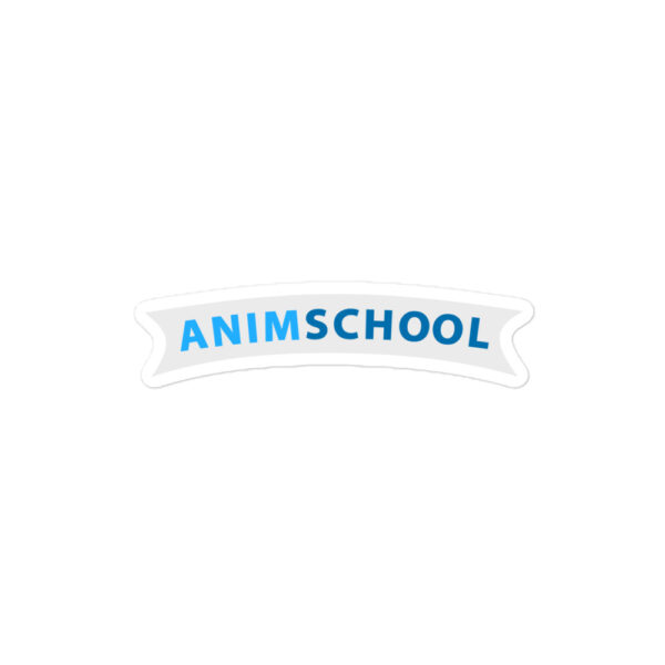 AnimSchool Logo Sticker - Image 2