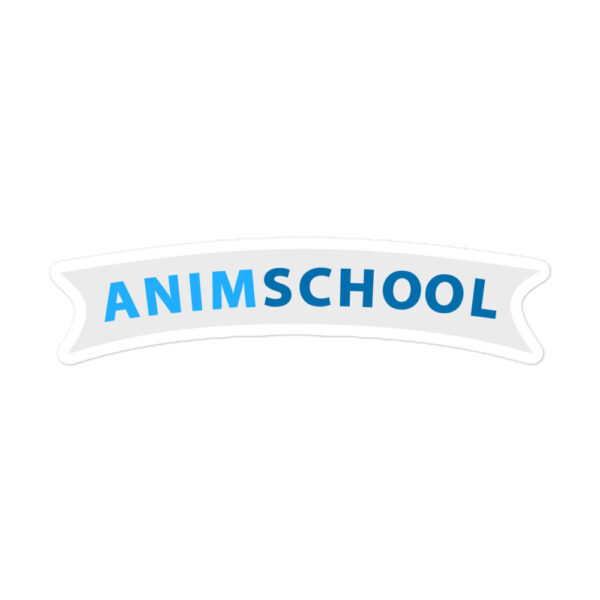 AnimSchool Logo Sticker - Image 3