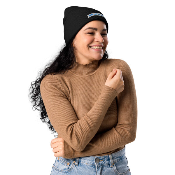 Organic ribbed beanie - Image 2