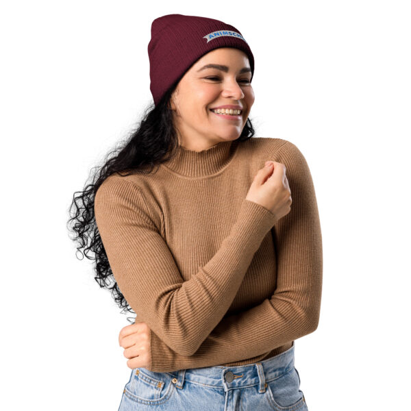 Organic ribbed beanie - Image 4