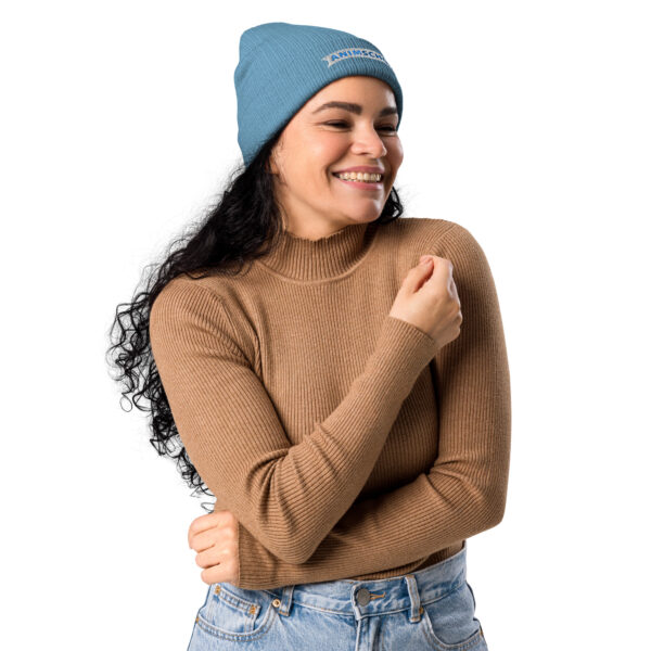 Organic ribbed beanie - Image 5